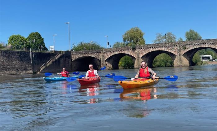 Kayaking on the River Wye is the ideal way to view this stunning region including its cliffs, forests and landscape, and its wildlife.